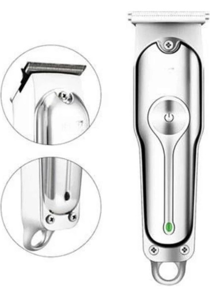 çınar ticaret paslanmaz çelik bıçaklı kablosuz şarjlı dijital göstergeli tıraş makinesi