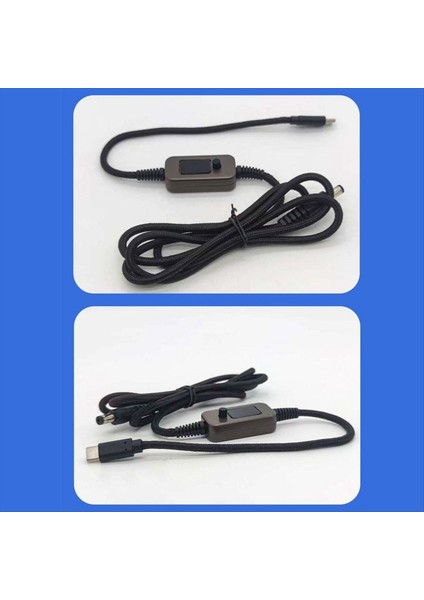Tip C-Dc Güç Artırma Kablosu Ayarlanabilir Voltaj 5V/9V/12V/15V/20V, Pd 100W Hızlı Şarj Step-Up Dönüştürücü Kablosu (Yurt Dışından) fiyatları
