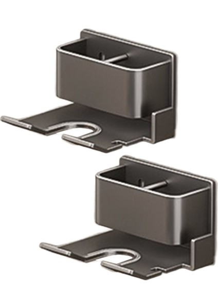 Saç Kurutma Makinesi Tutucu Kolay Kurulum Duvara Monte No-Drill Banyo Organizatör Elektrikli Fön Makineleri Için (Yurt Dışından)