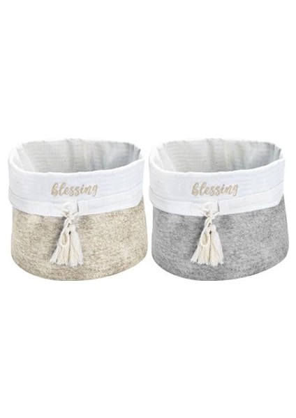 çınar ticaret yuvarlak katlanabilir çok amaçlı saklama organizer kutu keçe sepet (mega) - 03389 indirimleri