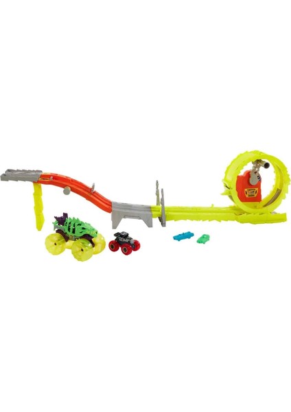 çınar ticaret hot wheels monster trucks charge chase challenge oyun seti hxt05 indirimleri