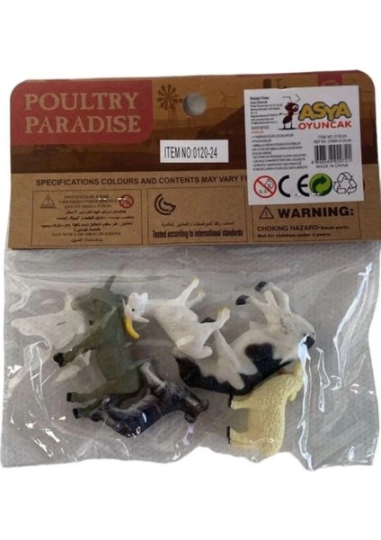 çınar ticaret pvc vahşi hayvan seti -asy