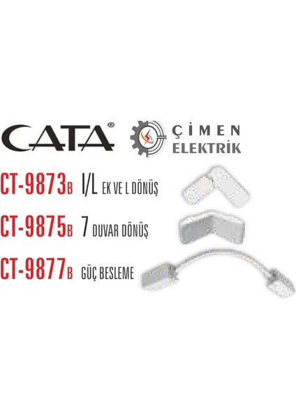 çınar ticaret cata ct 9875 magnetıc ray ek parçası beyaz