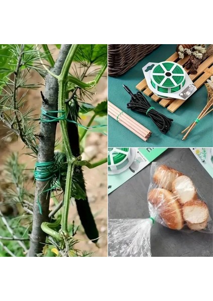 çınar ticaret 50 metre kendiliğinden kesici bıçaklı bitki saksı kablo sabitleme teli fırsatları