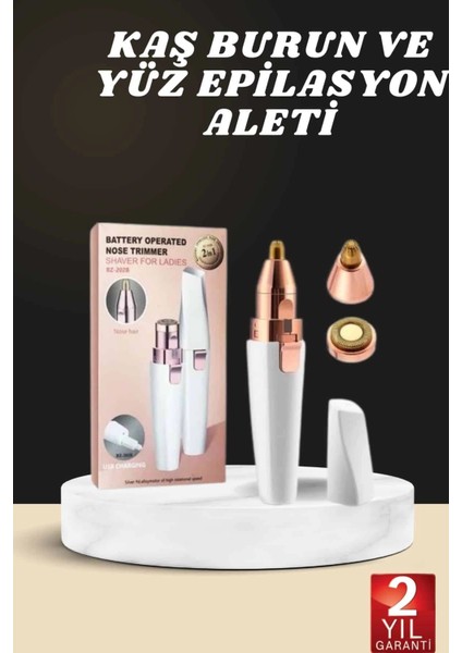 çınar ticaret kaş burun ve yüz epilasyon aleti kablosuz şarjlı kökten alan epilasyon aleti