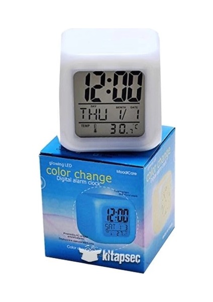 çınar ticaret renk değiştiren dijital alarm küp saat modelleri