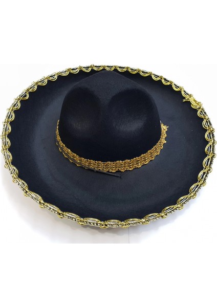 çınar ticaret altın renk şeritli meksika mariachi latin şapkası 55 cm çocuk fiyatları