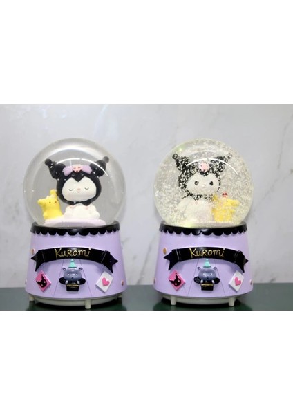 çınar ticaret kuromi ışıklı müzikli kar küresi orta boy model 2