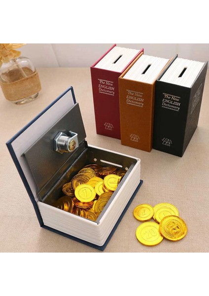 çınar ticaret kitap şeklinde mini boy kilitli kasa kumbara fiyatları