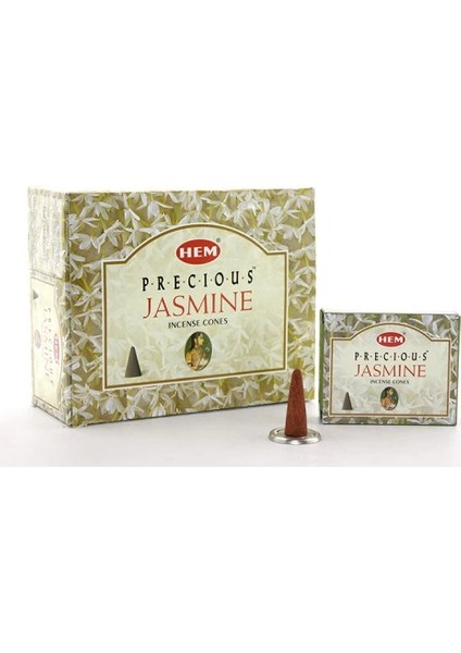 çınar ticaret precious jasmine aromalı konik tütsü