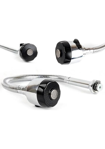 çınar ticaret oynar başlıklı 2 fonksiyonlu spiral musluk başlığı kubar