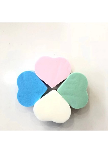 çınar ticaret 4'lü kalp dilimi makyaj süngeri