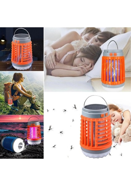 çınar ticaret askılı solar enerji ıle şarj olabilen sinek öldürücü kamp feneri ışıldak