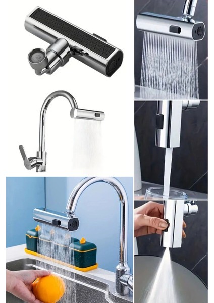 çınar ticaret 3 farklı modlu çok amaçlı musluk adaptörü evrensel musluk başlığı şelale musluk