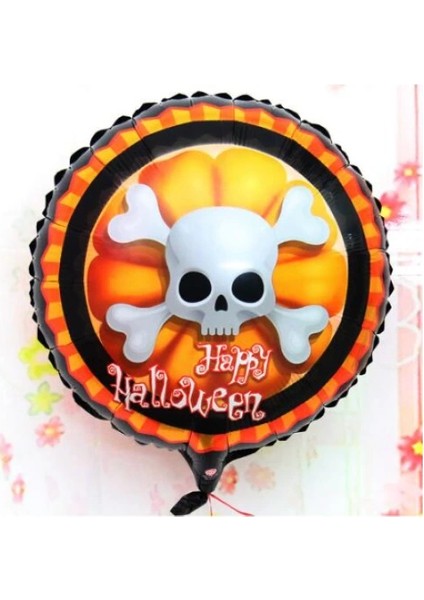 çınar ticaret halloween kuru kafa folyo balon 18 ınç