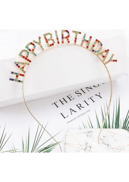 çınar ticaret renkli kristal taşlı lüks happy birthday taçı fiyatları