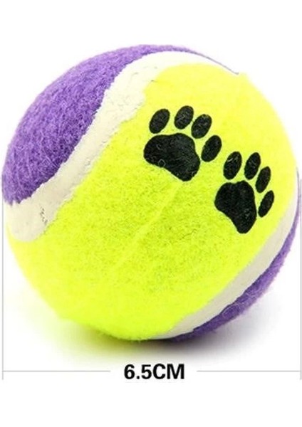 çınar ticaret 3lü renkli desenli tenis topu kedi köpek oyuncağı fırsatları