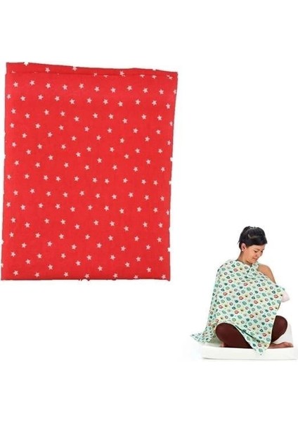 çınar ticaret kullanışlı kemerli yıldız desenli bebek emzirme önlüğü örtüsü