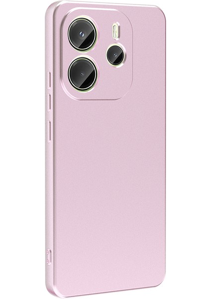 Xiaomi Redmi Note 14 Uyumlu Kılıf Premier Kamera Korumalı Mat Silikon Bronz