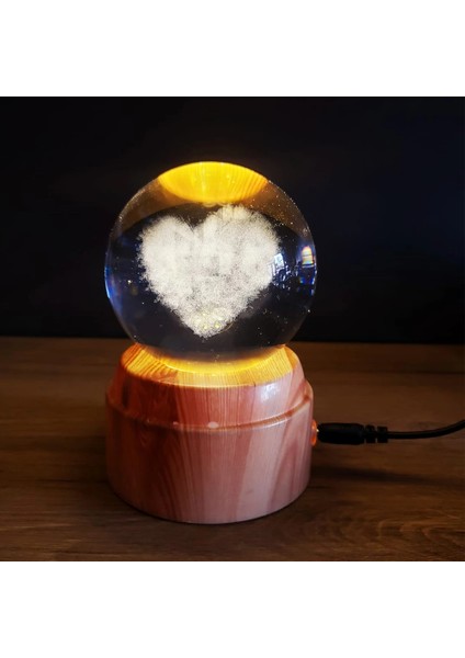 çınar ticaret kalp tasarımlı dönen cam küre fiyatları