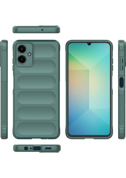 Samsung Galaxy A07 Uyumlu Kılıf Etnik Optimum Mat Kamera Korumalı Silikon Yeşil fiyatları