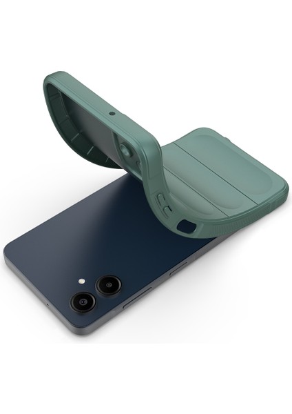 Samsung Galaxy A07 Uyumlu Kılıf Etnik Optimum Mat Kamera Korumalı Silikon Yeşil modelleri