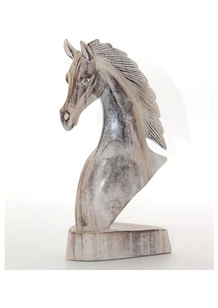 çınar ticaret ahşap at büstü 25 cm