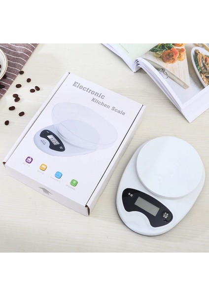 çınar ticaret hazneli mutfak terazisi sh-136 - 5 kg hassas dijital tartı fiyatları