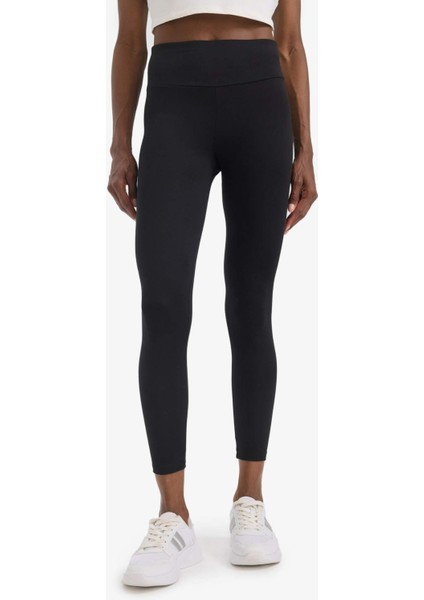 Toparlayıcı Yüksek Bel Soft Sporcu Tayt B4590AX25SP