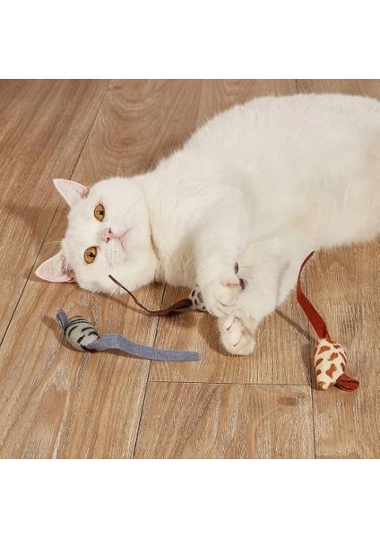 çınar ticaret peluş fare kedi oyuncağı 3 adet
