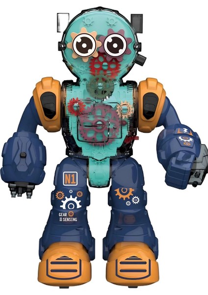 çınar ticaret ışıklı ve müzikli şeffaf renkli robot fiyatları