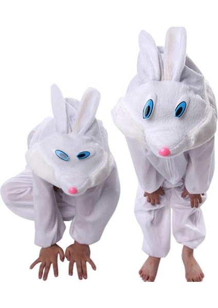 çınar ticaret çocuk tavşan kostümü beyaz renk 2-3 yaş 80 cm