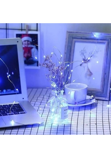 çınar ticaret pilli 5 metre dekoratif peri led beyaz aydınlatma süsleme lambası indirimleri