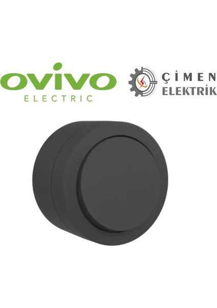 çınar ticaret antrasit tekli anahtar sıva üstü - elektrik tesisat anahtarı fiyatları