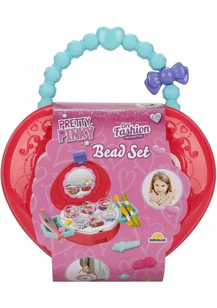 çınar ticaret s00003661 hobi boncuk yapımı kulplu çanta -sun