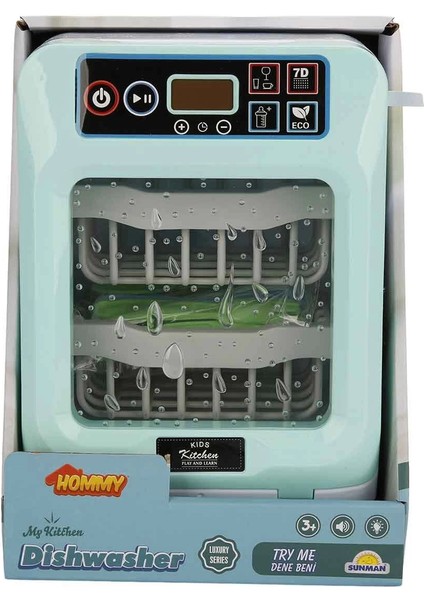 çınar ticaret hommy sesli ve ışıklı yeşil bulaşık makinesi modelleri