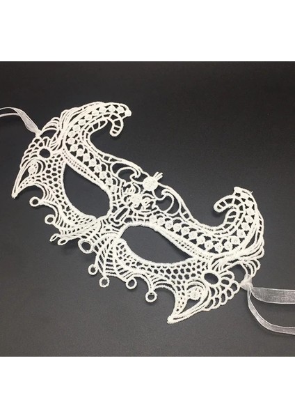 çınar ticaret beyaz renk dantel kesim dantel ışlemeli balo parti maskesi 1 no fiyatları