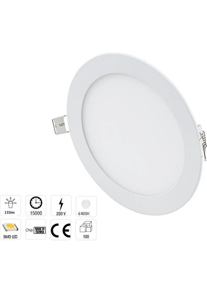 çınar ticaret cata ct 5147 led spot 12w 6400k beyaz ışık fiyatları