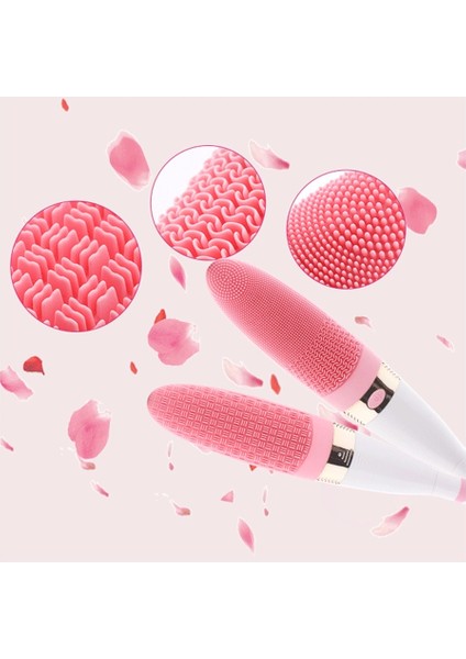 çınar ticaret 360° dönebilen pilli titreşimli kauçuk duş masaj fırçası rahatlatıcı modelleri