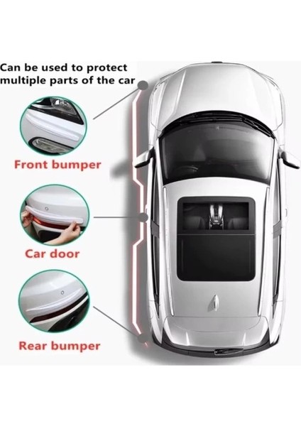 çınar ticaret araba tampon koruyucu karbon desenli beyaz fiyatları