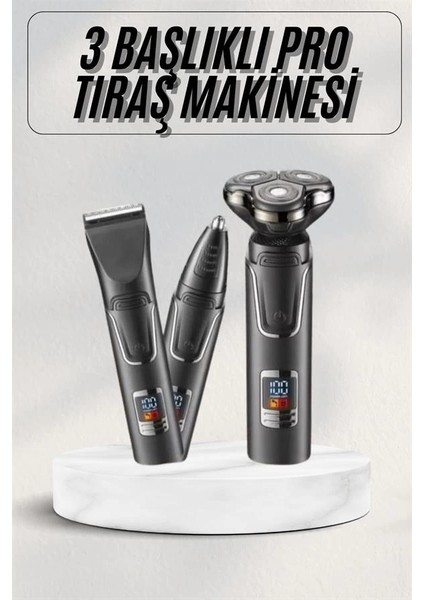 çınar ticaret yüksek performanslı 3 başlıklı profesyonel şarjlı ıslak ve kuru kullanıma uygun fiyatları
