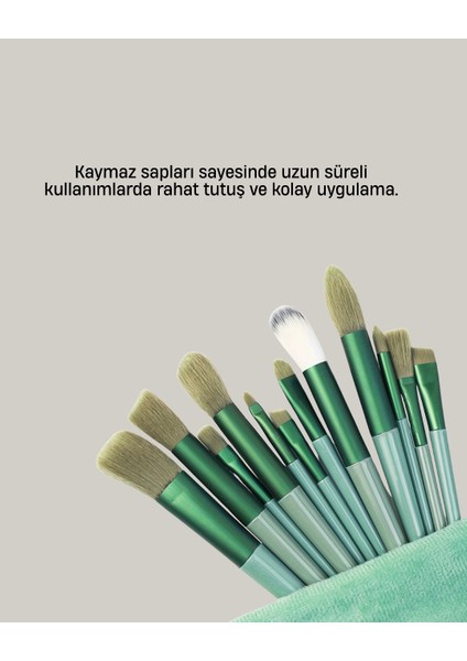 çınar ticaret profesyonel makyaj fırça seti yumuşak kıllı taşınabilir çantalı indirimleri