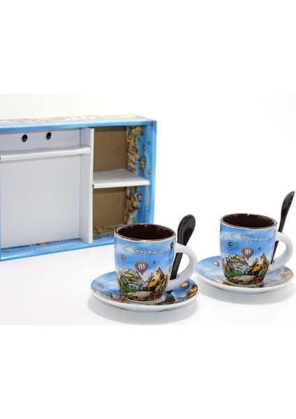 çınar ticaret yöresel ıkili fincan seti model 2