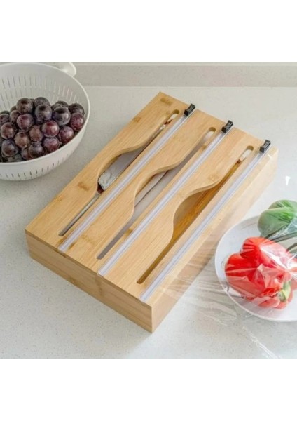 çınar ticaret 3 bölmeli folyo kesme standı