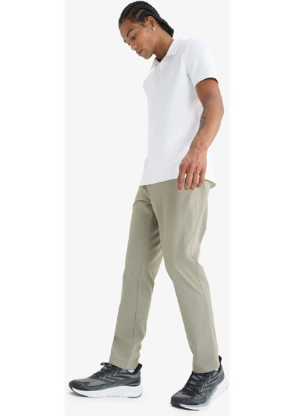 Slim Fit Dar Kesim Standart Paça Esnek Multifonksiyonel Dokuma Sporcu Pantolon E3333AX25SP