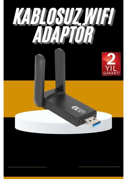 çınar ticaret mbps wifi alıcı kablosuz wifi adaptörü çift band çift antenli fiyatları