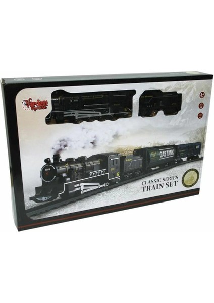 çınar ticaret ff-1601c-1 ışıklı ve sesli 18 parça classic tren