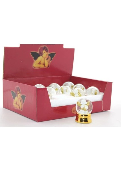 çınar ticaret minik melekli kar küresi