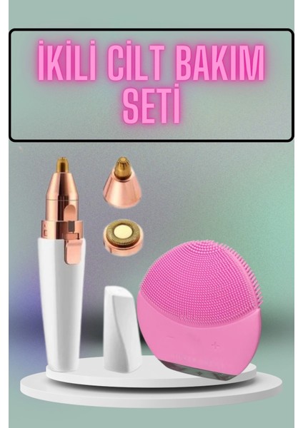 çınar ticaret kulak burun ve yüz epilasyon aleti ve yüz masaj aleti ıkili cilt bakım seti