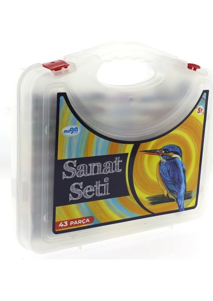 çınar ticaret 43 parça çantalı sanat seti modelleri